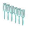Olivia Garden Finger Brush Mint Medium  - 6 Stuks