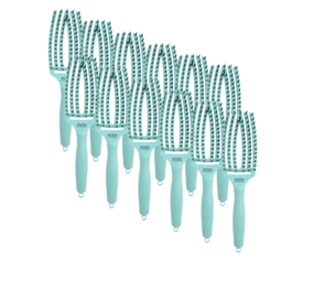 Olivia Garden Finger Brush Mint Medium - 12 Stuks