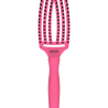 Olivia Garden Finger Brush HOT PINK - Medium  - 12 Stuks