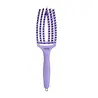 Olivia Garden Finger Brush LAVENDER - Medium   - 12 Stuks