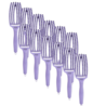 Olivia Garden Finger Brush LAVENDER - Medium   - 12 Stuks