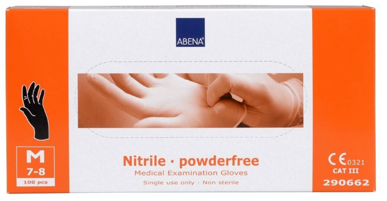 Abena Handschoenen Nitrile Black, Maat XL Abena Handschoenen Nitrile Black, Maat XL