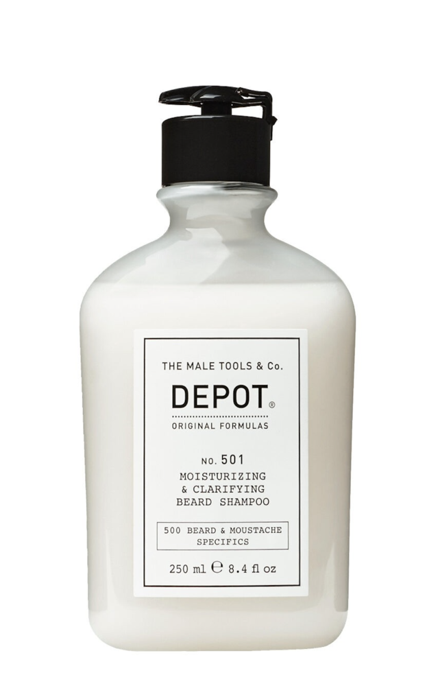 DEPOT No. 501 - Moisturizing & Clarifying Beard Shampoo 250ml DEPOT No. 501 - Moisturizing & Clarifying Beard Shampoo 250ml