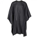 Sibel Kapmantel Boa Zwart met drukknopen