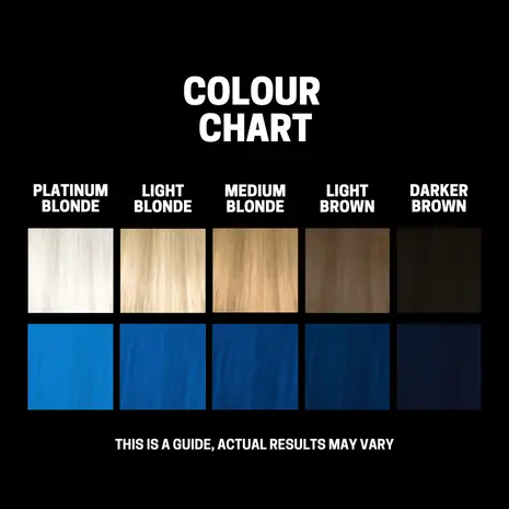 Slick Gorilla Semi Permanent Hair Colour 100ml - BLUE Slick Gorilla Semi Permanent Hair Colour 100ml - BLUE