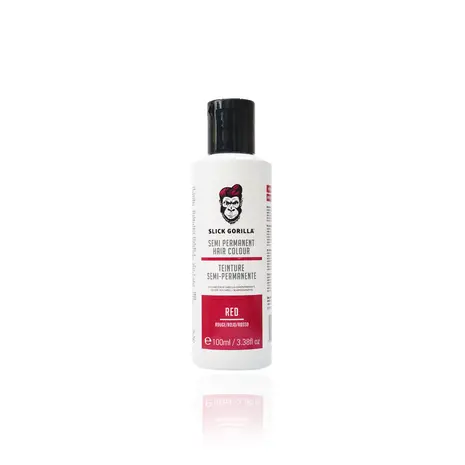 Slick Gorilla Semi Permanent Hair Colour 100ml - RED Slick Gorilla Semi Permanent Hair Colour 100ml - RED