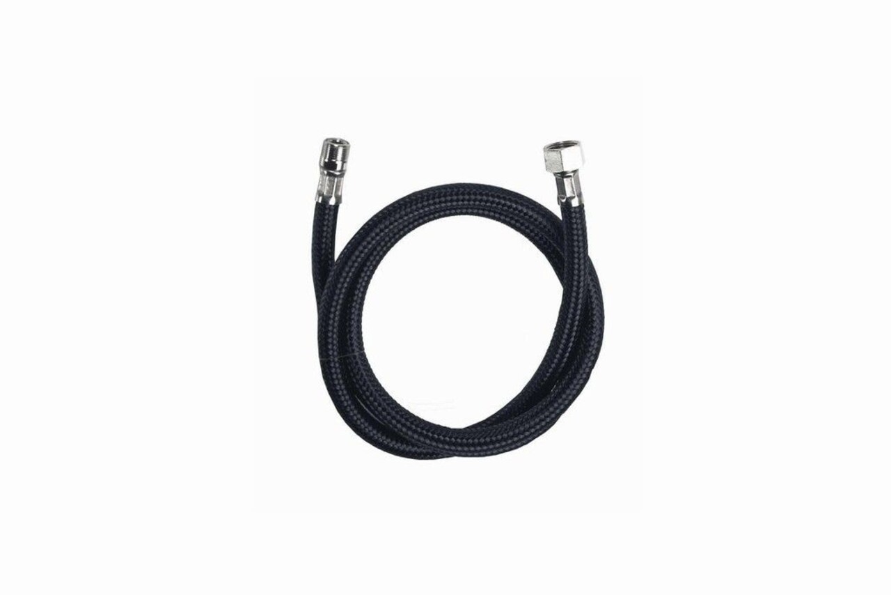 Gamox Flexibele Slang Nylon Zwart 3/8 - 1/2 - 150cm Gamox Flexibele Slang Nylon Zwart 3/8 - 1/2 - 150cm