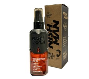 Nish Man Beard and Moustache Care Oil 75ml