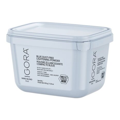 Schwarzkopf  Igora Vario Blond Plus Blauw 450 gram Schwarzkopf  Igora Vario Blond Plus Blauw 450 gram