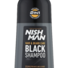 Nish Man Hair & Beard Care Black Shampoo 400ml Nish Man Hair & Beard Care Black Shampoo 400ml