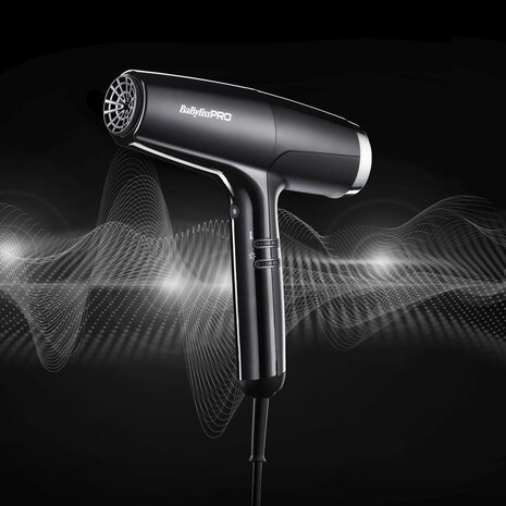 Babyliss Pro FALCO Geavanceerde professionele digitale föhn Zwart/Zilver Babyliss Pro FALCO Geavanceerde professionele digitale föhn Zwart/Zilver