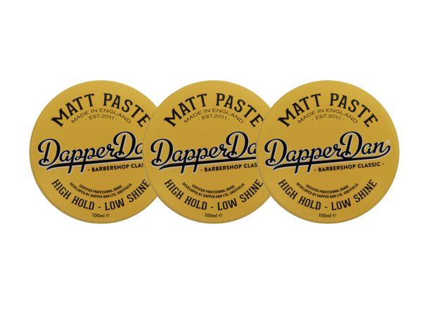 Dapper Dan Matt Paste 100ml - 3 Stuks