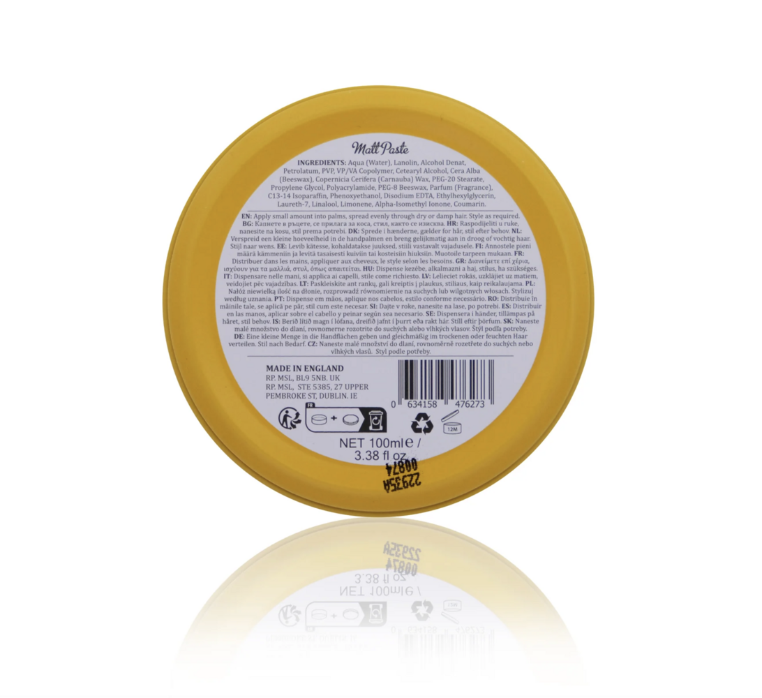 Dapper Dan Matt Paste 100ml - 12 Stuks