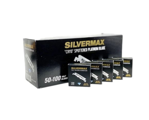 Silvermax 100 Single Edge Blades - 50 Pakjes , Volle Doos