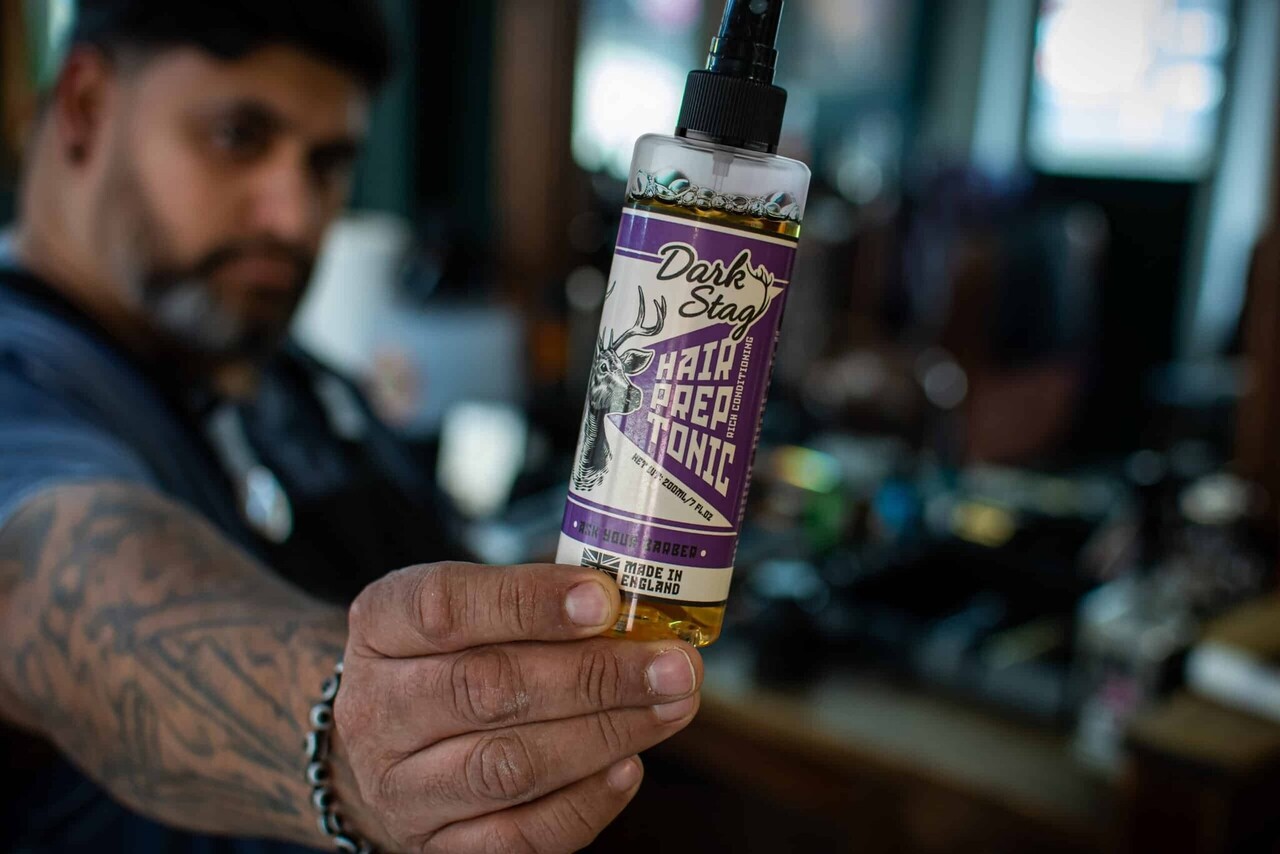 Dark Stag Hair Prep Tonic 200ml  - Per 4 Stuks
