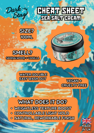 Dark Stag Sea Salt Cream 100ml