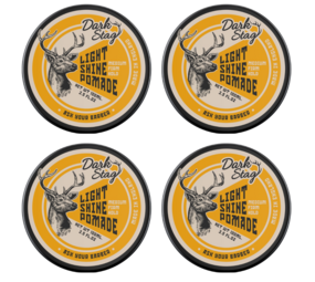 Dark Stag Light Shine Pomade 100ml - 4 Stuks