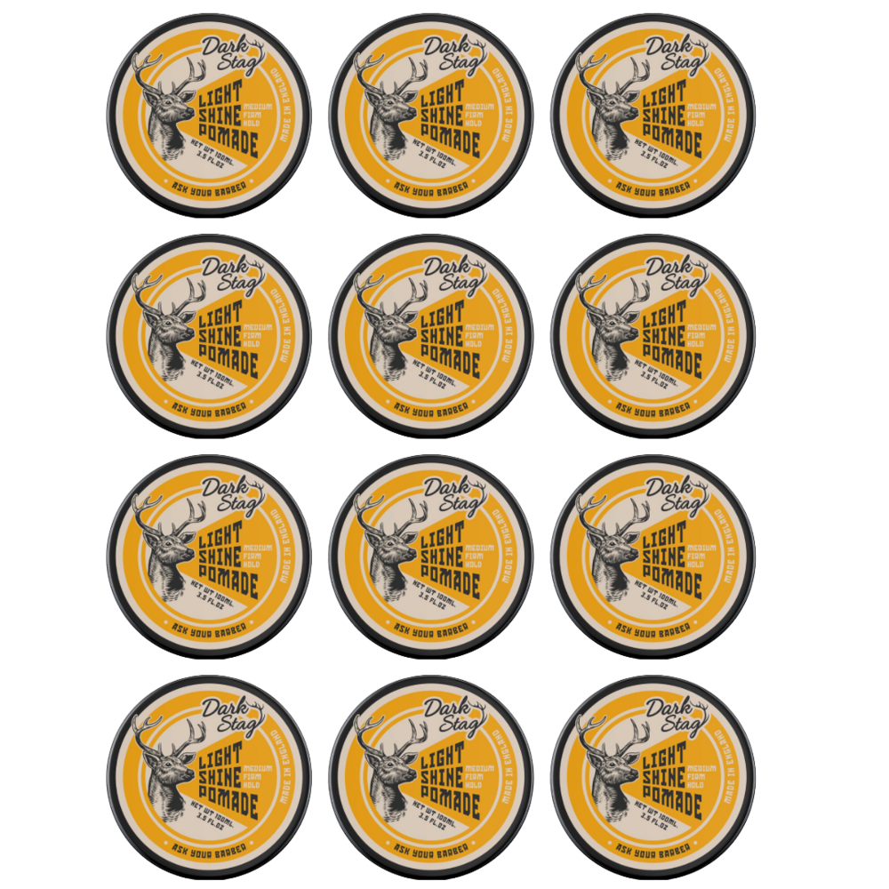 Dark Stag Light Shine Pomade 100ml -  12 Stuks