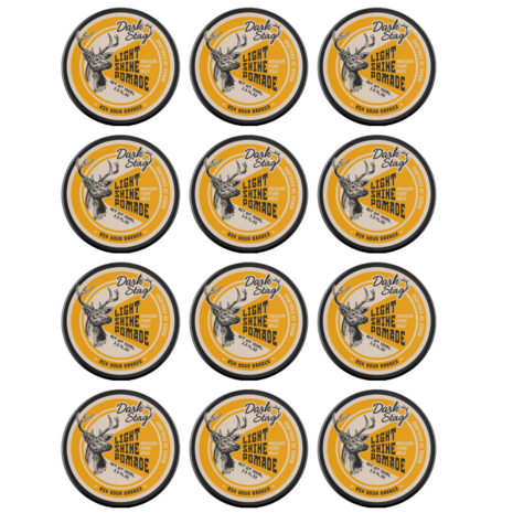 Dark Stag Light Shine Pomade 100ml -  12 Stuks