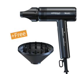 Wahl  Haardroger Vanquish Compact Zwart + Gratis Diffuser