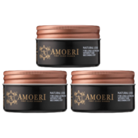 Amoeri Styling Cream Pomade 100ml - 3 STUKS Amoeri Styling Cream Pomade 100ml - 3 STUKS