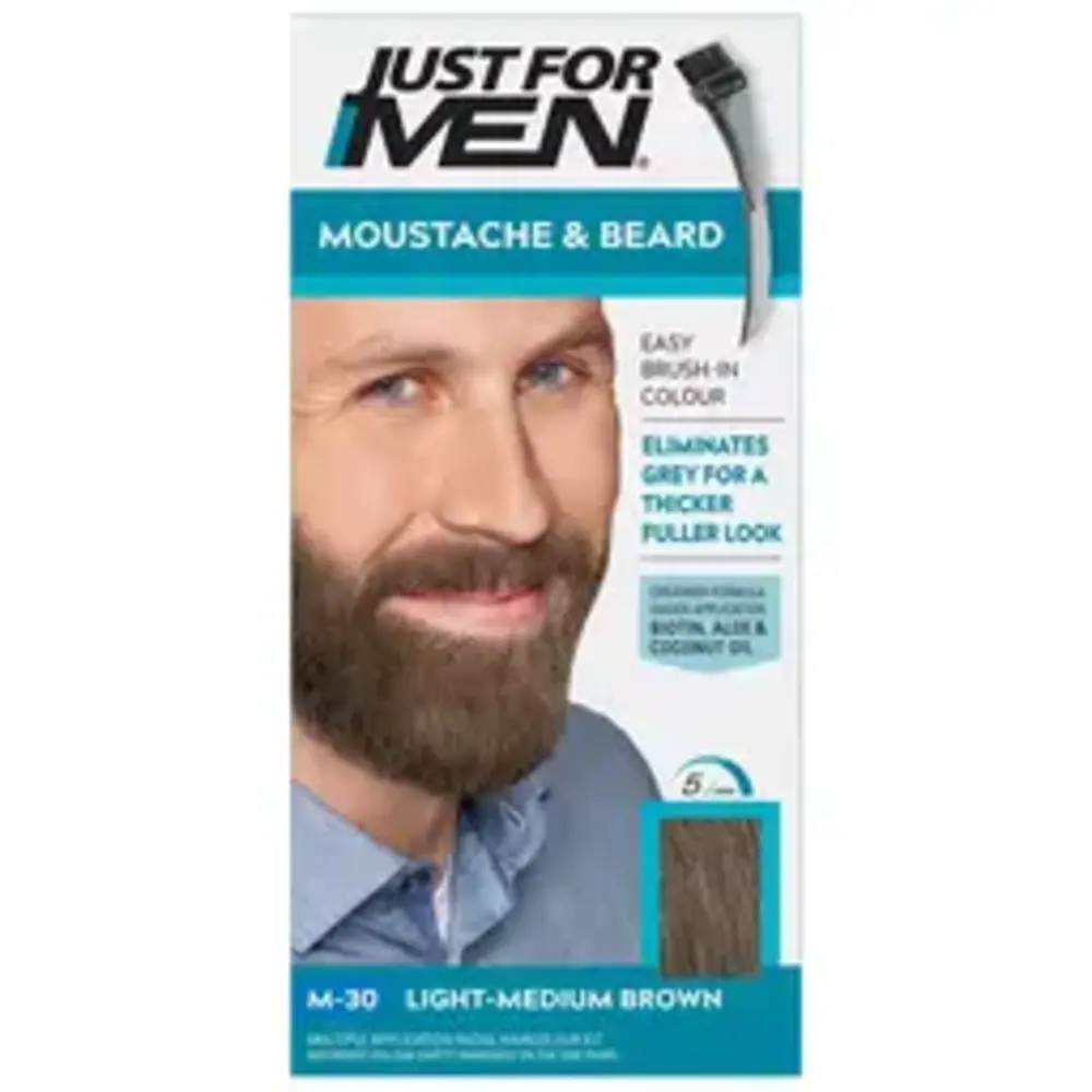 Just For Men Moustache & Beard - M30 - Light-Medium Brown Just For Men Moustache & Beard - M30 - Light-Medium Brown