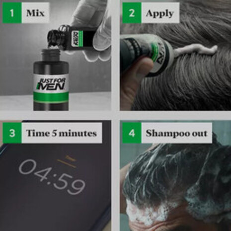 Just For Men Original Formula Haarkleuring - H-35 - MEDIUM BROWN Just For Men Original Formula Haarkleuring - H-35 - MEDIUM BROWN