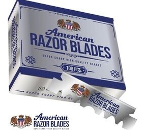 American Razor Blades Single Blades, 1 Pakje a 100 Stuks American Razor Blades Single Blades, 1 Pakje a 100 Stuks