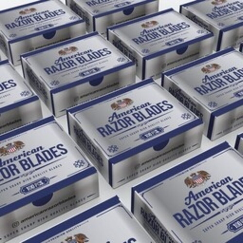 American Razor Blades Single Blades, 1 Pakje a 100 Stuks American Razor Blades Single Blades, 1 Pakje a 100 Stuks