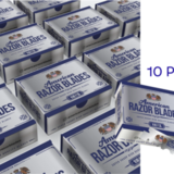 American Razor Blades Single Blades 10 PAKJES a 100 stuks American Razor Blades Single Blades 10 PAKJES a 100 stuks