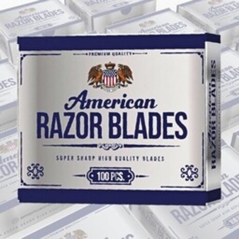 American Razor Blades Single Blades 50 Pakjes a 100 STUKS American Razor Blades Single Blades 50 Pakjes a 100 STUKS