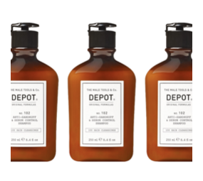 DEPOT No. 102 Anti-Dandruff & Sebum Control Shampoo 250ml - 3 STUKS DEPOT No. 102 Anti-Dandruff & Sebum Control Shampoo 250ml - 3 STUKS