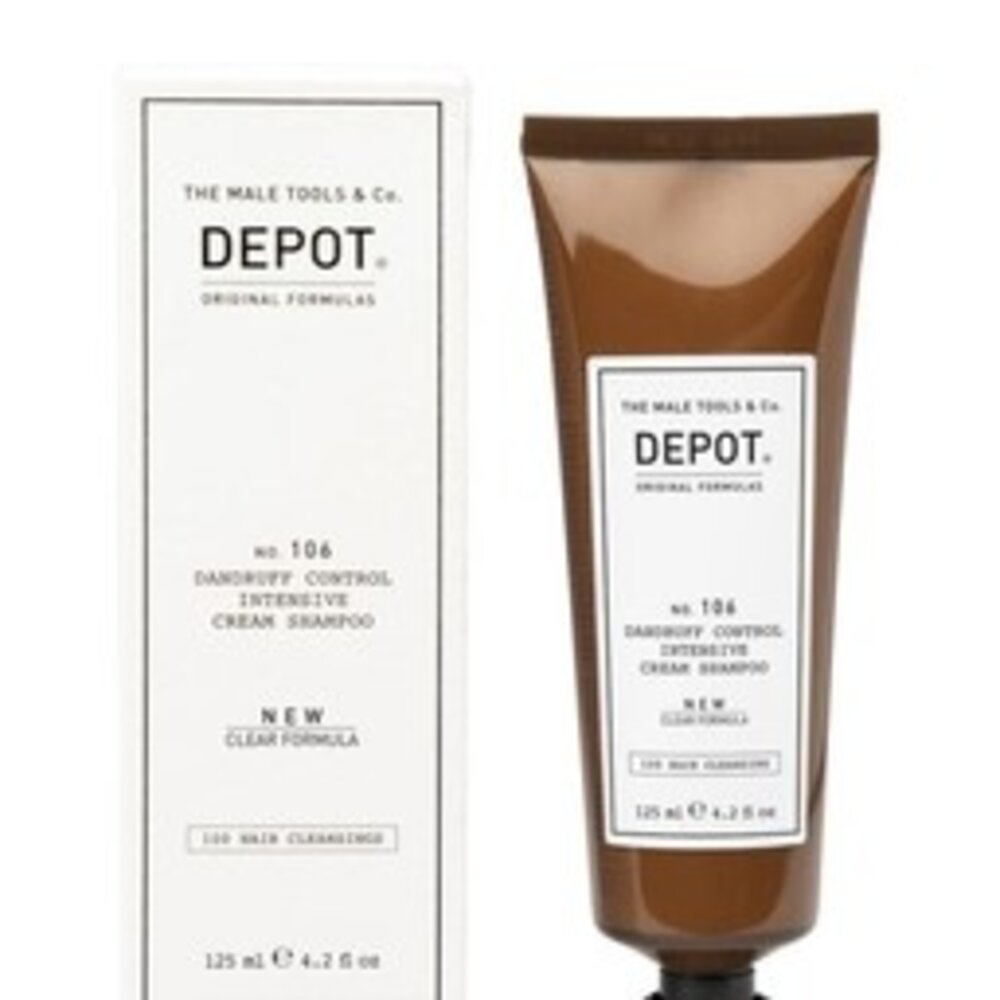 DEPOT N0.106 Dandruff Control Intensive Cream Shampoo 125ml - 3 STUKS DEPOT N0.106 Dandruff Control Intensive Cream Shampoo 125ml - 3 STUKS