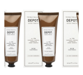 DEPOT N0.106 Dandruff Control Intensive Cream Shampoo 125ml - 3 STUKS DEPOT N0.106 Dandruff Control Intensive Cream Shampoo 125ml - 3 STUKS