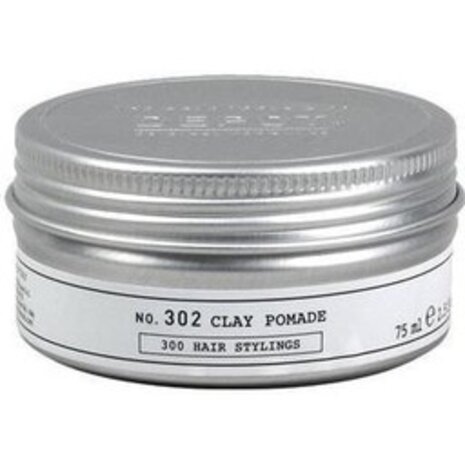 DEPOT NO.302 Clay Pomade 75 ml - 3 STUKS DEPOT NO.302 Clay Pomade 75 ml - 3 STUKS