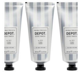 DEPOT NO.311 Fiber Cream 100ml - 3 STUKS DEPOT NO.311 Fiber Cream 100ml - 3 STUKS