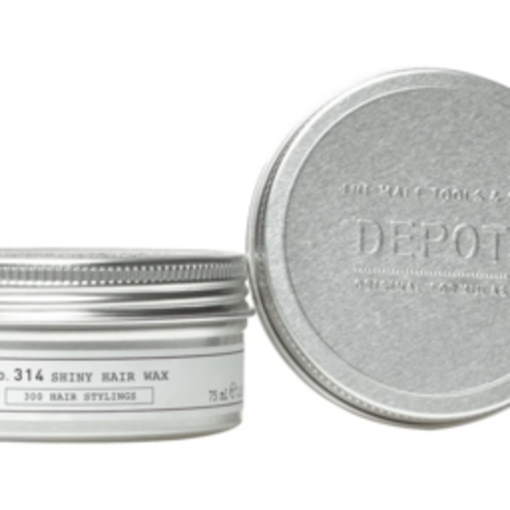 DEPOT NO.314 Shiny Hair Wax 75ml - 3 STUKS DEPOT NO.314 Shiny Hair Wax 75ml - 3 STUKS