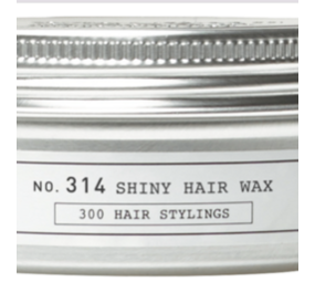 DEPOT NO.314 Shiny Hair Wax 75ml - 3 STUKS DEPOT NO.314 Shiny Hair Wax 75ml - 3 STUKS