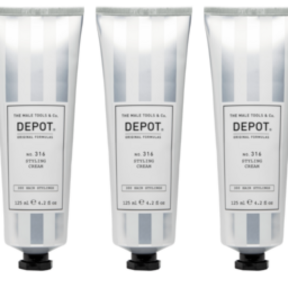 DEPOT NO.316 Styling Cream 125ml - 3 STUKS DEPOT NO.316 Styling Cream 125ml - 3 STUKS