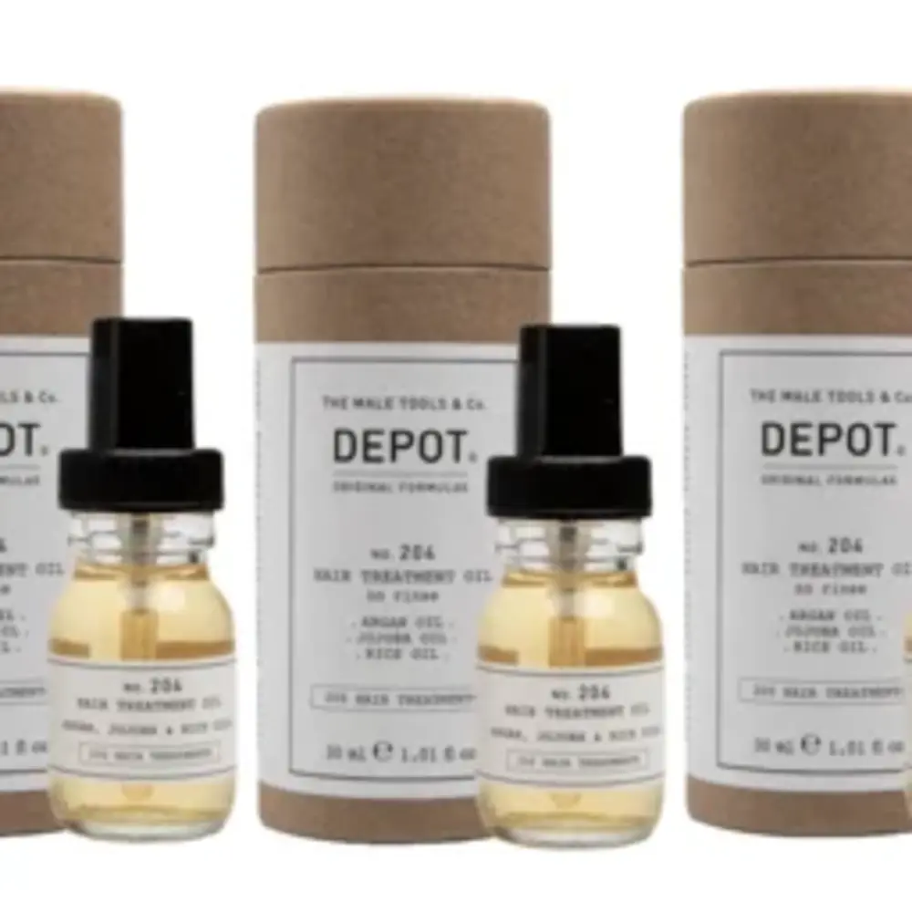 DEPOT No. 204 Hair Treatment Oil 30ml - 3 STUKS DEPOT No. 204 Hair Treatment Oil 30ml - 3 STUKS