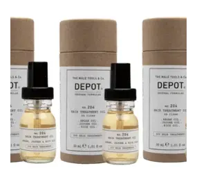 DEPOT No. 204 Hair Treatment Oil 30ml - 3 STUKS DEPOT No. 204 Hair Treatment Oil 30ml - 3 STUKS