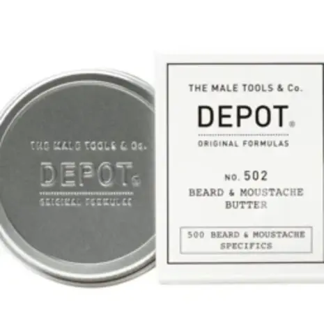 DEPOT No. 502 - Beard & Moustache Butter 30ml - 3 STUKS