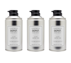 DEPOT N0.411 Shaving Foam 300ml - 3 STUKS