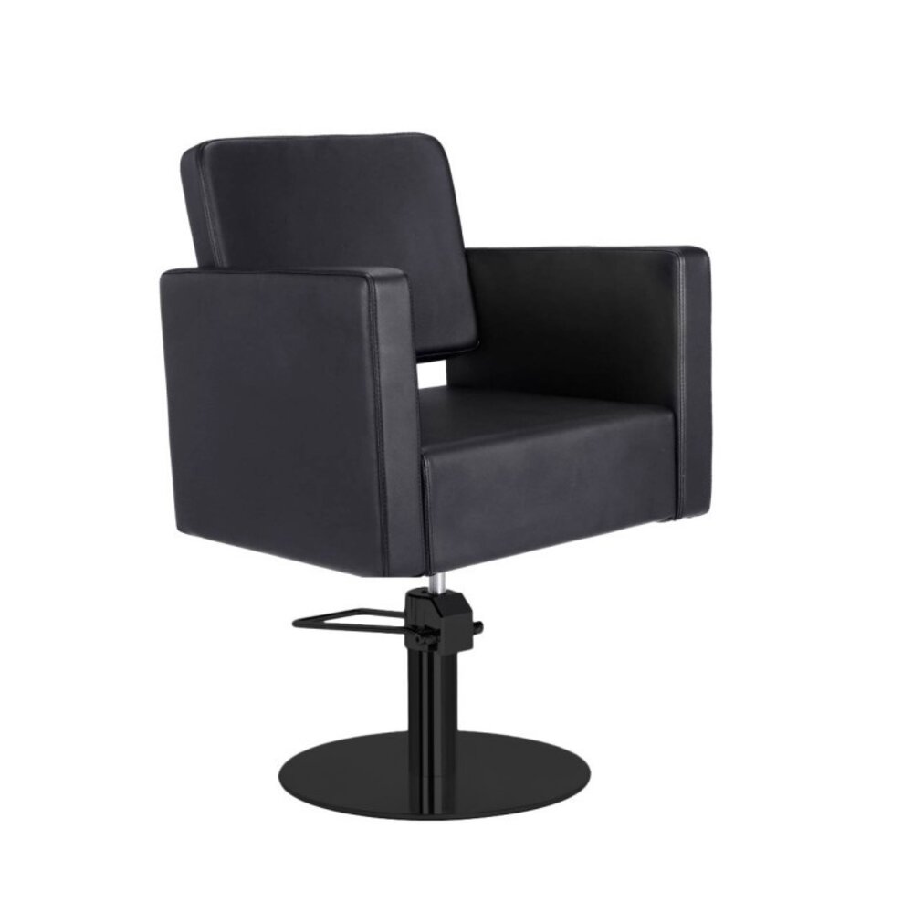 Mirplay Kappersstoel Dora Met Zwarte Ronde Base Mirplay Kappersstoel Dora Met Zwarte Ronde Base