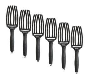 Olivia Garden Finger Brush Black Combo Medium - 6 Stuks Olivia Garden Finger Brush Black Combo Medium - 6 Stuks