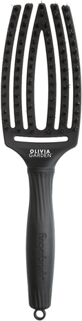 Olivia Garden Finger Brush Black Combo Medium - 6 Stuks