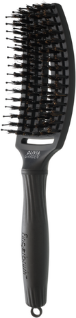 Olivia Garden Finger Brush Black Combo Medium - 6 Stuks