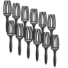 Olivia Garden Finger Brush Black Combo Medium - 12 Stuks