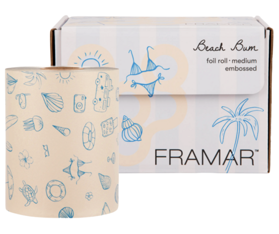 Framar Embossed Foil Roll Beach Bun 97,5 meter Framar Embossed Foil Roll Beach Bun 97,5 meter