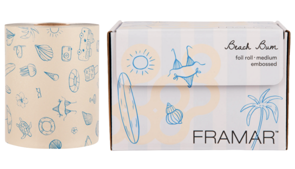 Framar Embossed Foil Roll Beach Bun 97,5 meter Framar Embossed Foil Roll Beach Bun 97,5 meter